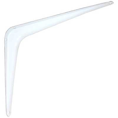 National Hardware N218-925 Steel Shelf Bracket, White, 8 x 10 In.