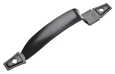 National Hardware N214-078 Rustic Gate Pull, Steel, Black, 8-1/2 In.