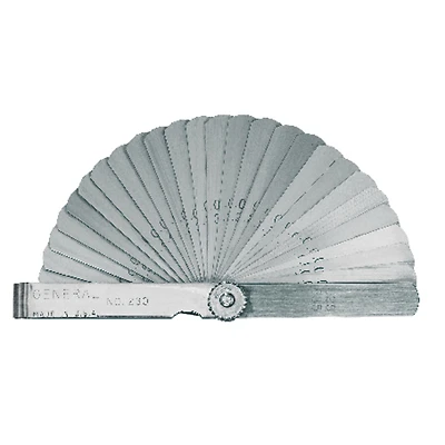General Tools 230 Feeler Gauge, 26-Leaf, Inch/Metric