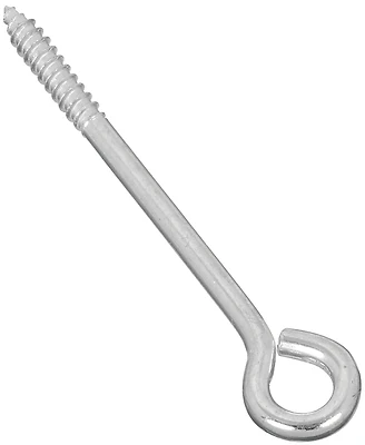 National Hardware N220-673 Lag Screw Eye, Zinc, 1/4 x 5 In.