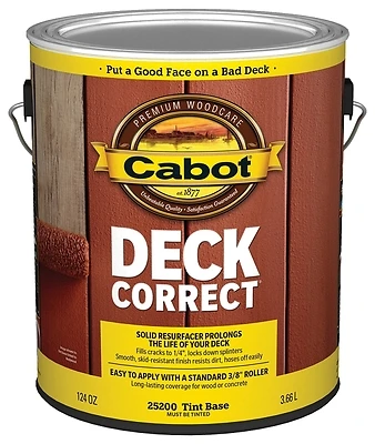 Cabot 25200-07 Deck Correct Deck Stain, 1-Gallon