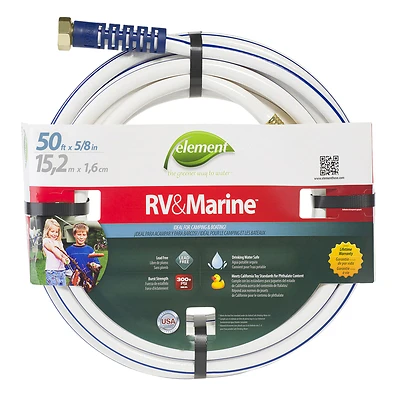 RV & Marine Hose, Ultra Lightweight, 1/2-In. x 50-Ft.
