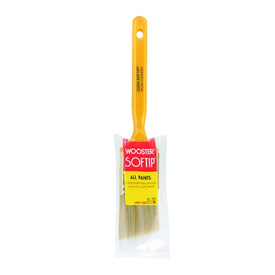 Wooster Q3208-1-1/2 Softip Angled Sash Paint Brush, 1.5 In.