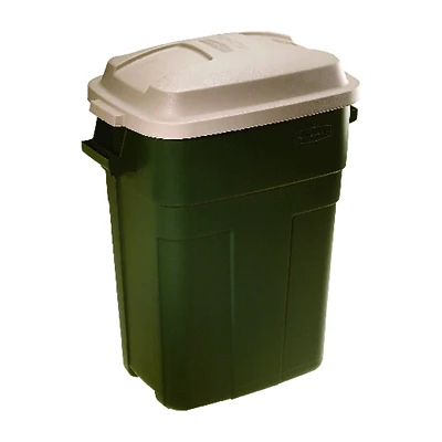 Rubbermaid FG297900EGRN Roughneck 30 Gal Evergreen Plastic Trash Can