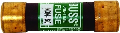 Type NON Cartridge Fuse, 250-Volt, 60-Amp