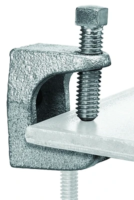 Beam Clamp, Malleable Iron, 3/8-In.