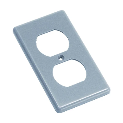 Carlon Duplex Handy Box Cover, PVC, 4-5/16 In. x 2-3/8 In.