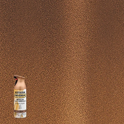 Universal Paint & Primer Metallic Spray Paint, Aged Copper, 11-oz.