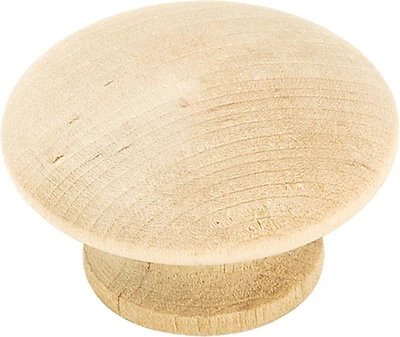 Amerock BP813-WD Allison Wood Cabinet Knob, 1-1/2 In., 2-Pack