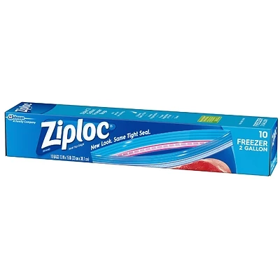 ZIPLOC® FREEZER BAG 2 GALLON 10 CT