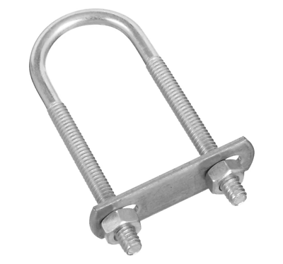 National Hardware N222-109 U Bolt, #136 Zinc, 1/4 x 1-1/8 x 3-1/2 In.