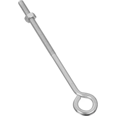 National Hardware N221-143 Eye Bolt, Zinc-Plated Steel, 1/4 x 6 In.