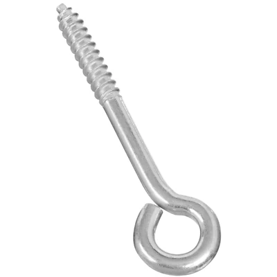 National Hardware N220-665 Lag Screw Eye, Zinc, 1/4 x 3-3/4 In.