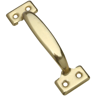National Hardware N116-889 Door Pull, 5-3/4 In., Dull Brass, Steel