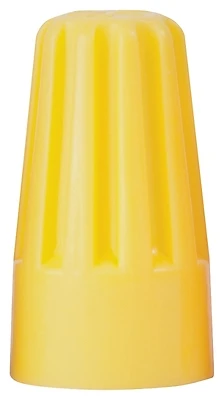 Wire Connector, Twist-On, Yellow, 8-14 AWG, 9-Pk.