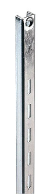 Knape & Vogt 80 ANO 48 Shelf Standard, Anochrome Steel, 48 In.
