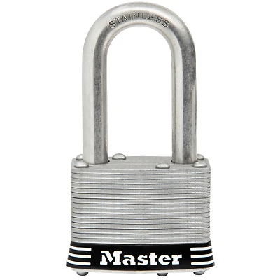 Master Lock 1SSKADLFHC Keyed Padlock, Stainless Steel, 1-3/4 In. Wide
