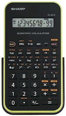 Sharp EL-501XBGR Scientific Calculator, 10-Digit LCD, 131 Functions