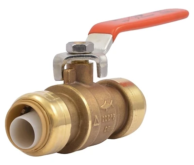22185-0000lf 3/4 In. Push-fit Brass Ball Valve, 200 Psi Pressure