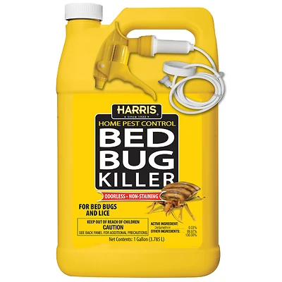 Harris HBB-128 Bed Bug Killer, Liquid Spray, 128 oz