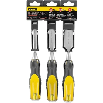 Stanley FatMax 16-970 Chisel Set, 3-Pc., Yellow