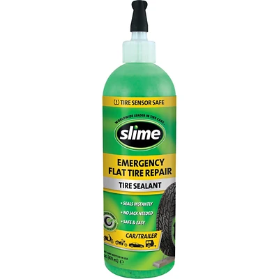 Slime 10011 Tire Sealant, TPMS Safe, 16 oz.