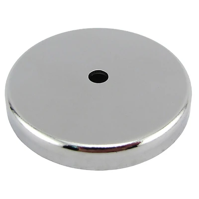 Heavy Duty Round Base Magnet, 65 Lb. Pull