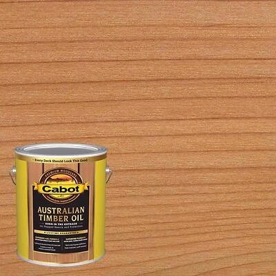 Cabot 3400-07 Australian Timber Oil Wood Finish, Neutral, 1 Gallon