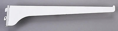 Knape & Vogt 180 WH 8 Shelf Standard Bracket, White Steel, 8-In.