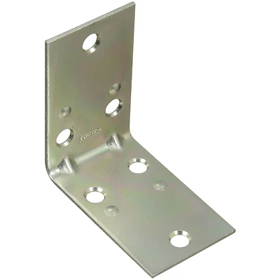 National Hardware Zinc Double-Wide Corner Brace, 2-1/2 x 1-1/2 In., 2-Pack