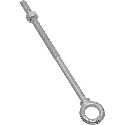 National Hardware N245-183 Eye Bolt, Galvanized Forged Steel, 1/2 x 10 In.