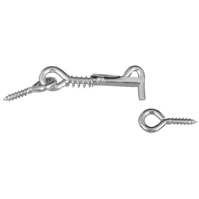National Hardware N170-738 Safety Gate Hook, Steel Zinc, 2 In.