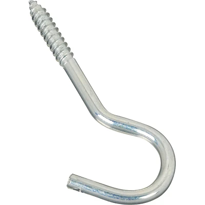National Hardware N220-863 Screw Hook, Zinc, 1/4 x 4-1/4 In.