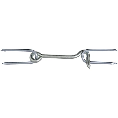 National Hardware N122-168 Gate Hook, 4 In., Steel, Zinc-Plated