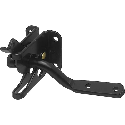 National Hardware N101-121 Black Steel Gate Latch, 4.44 In., Out-Swing