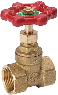 ProLine Threaded Gate Valve, Lead-Free Brass, 1-1/2 In.