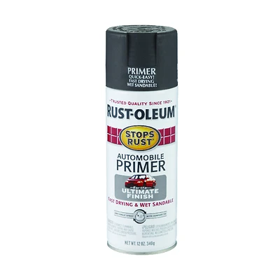 Rust-Oleum 2089830 Stops Rust Automotive Primer Spray, Dark Gray, 12 Oz