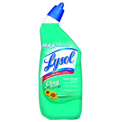 Cling Toilet Bowl Cleaner, Country Fresh Scent, 24 oz.