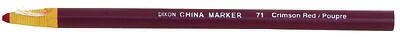 China Marker Non-toxic Paper Wrapped Crimson Red 00071 For Glazed Surfaces