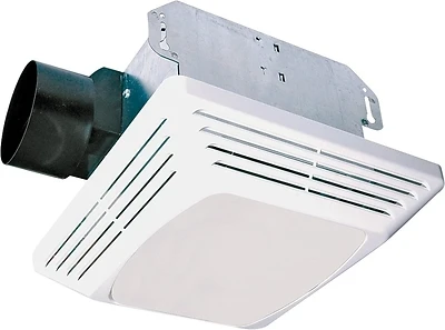 Aslc70 Exhaust Fan With Light, 70 Cfm, 4 Sones, 120 V, 1.6 A