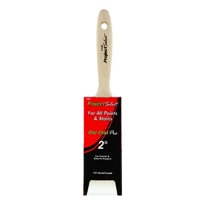 Linzer 1140-2 Paint Brush, Polyester, 2-In., Wood Handle