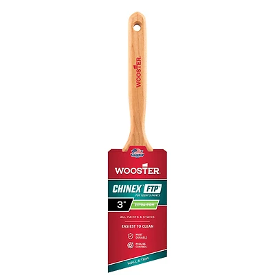 Wooster 4410-3 Chinex FTP Angle Sash Paint Brush, 3 In.