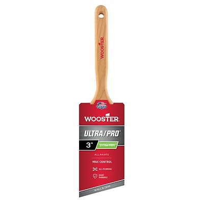 Wooster 4153-3 Ultra/Pro Extra-Firm Angle Sash Paint Brush, 3 In.