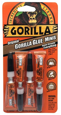 Gorilla Glue 5000503 Original, 3g Tubes, 4-Pack