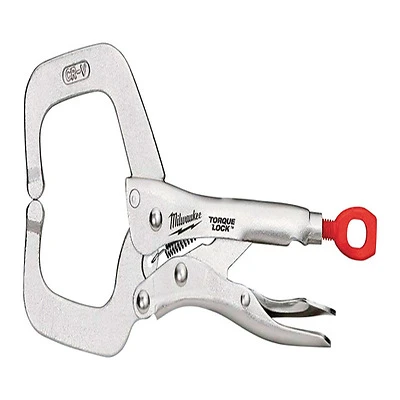 Milwaukee 48-22-3532 Torque Lock 6 In. Locking C-Clamp, 2 In. Max Opening