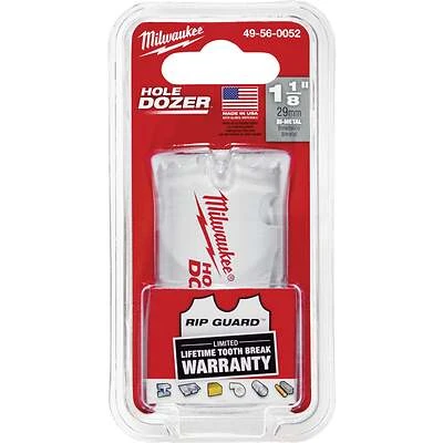 Milwaukee 49-56-0052 Hole Dozer Bi-Metal Hole Saw, 1-1/8 In.