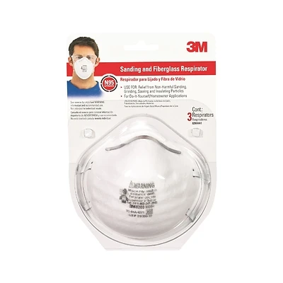 3M N95 Respirator White 3 pk