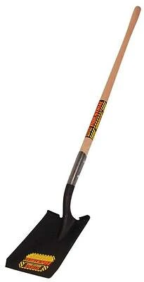 49332 48 In Long Handle Square Point Shovel With Steel Blade And Ashwood Handle