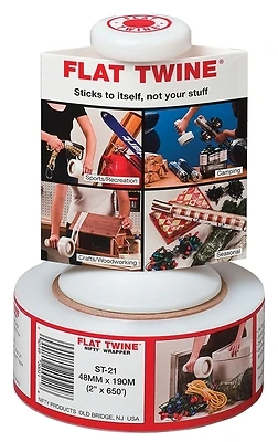 Nifty ST-21 Flat Twine Stretch Film Roll, 2 In. x 650 Ft.