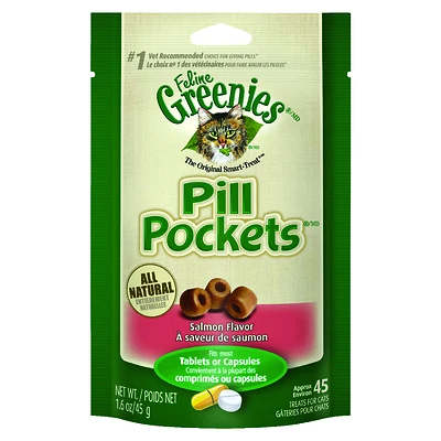 Pill Pocket Cat Treats, Salmon, 1.6 oz.